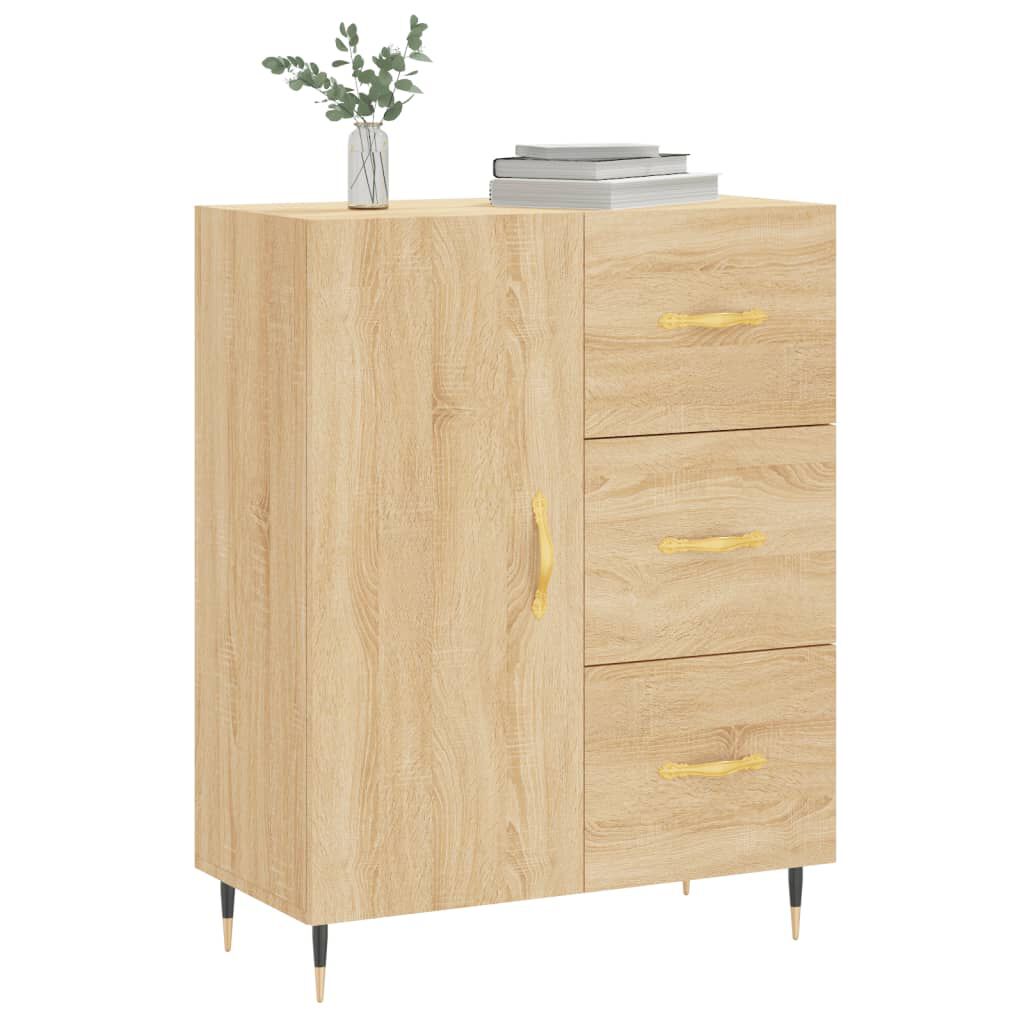 vidaXL Ντουλάπι Sonoma Δρυς 69,5 x 34 x 90 εκ. από Επεξεργασμένο Ξύλο
