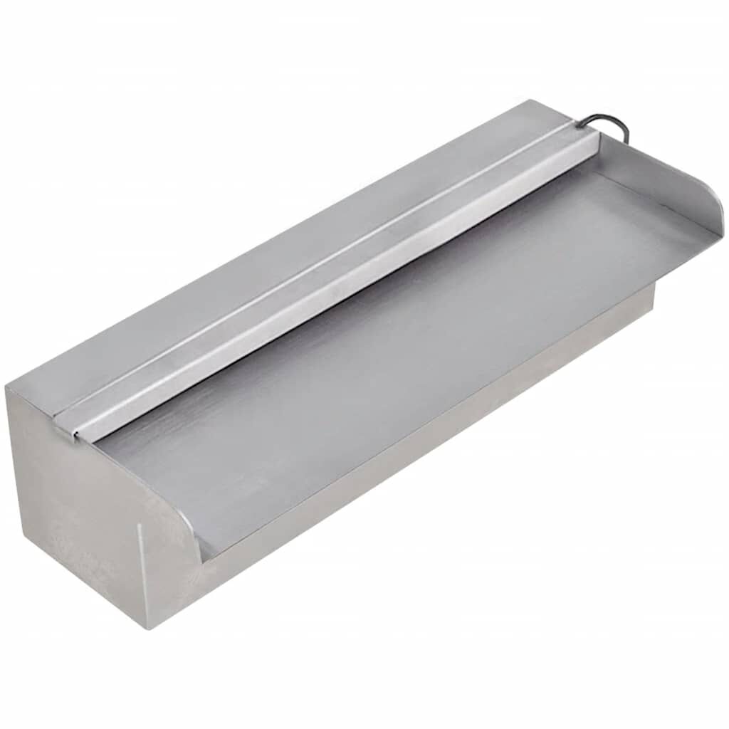 Σιντριβάνι Πισίνας Ορθογώνιο με LED 30 εκ. από Ανοξείδωτο Ατσάλι