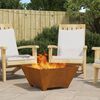 vidaXL Φωτιά Καφέ 60 x 60 x 30 cm Ατσάλι σκληρυθέν στον αέρα