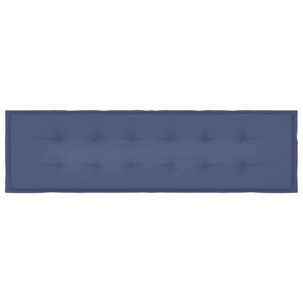 vidaXL αξιλάρι Πάγκου Κήπου Ναυτικό Μπλε 180x50x4 εκ. Ύφασμα Oxford
