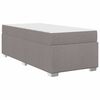 vidaXL Σκελετός Κρεβατιού Taupe 100 x 200 cm ύφασμα