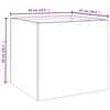 vidaXL Ζαρντινιέρες 2τεμ. 49x47x46εκ Ατσάλι Σκληρυθέν στον Αέρα