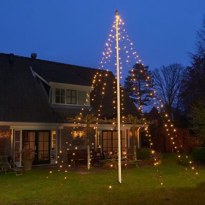 Ambiance Χριστουγεννιάτικα Φωτάκια για Ιστό με 192 Φωτάκια LED 208 εκ.