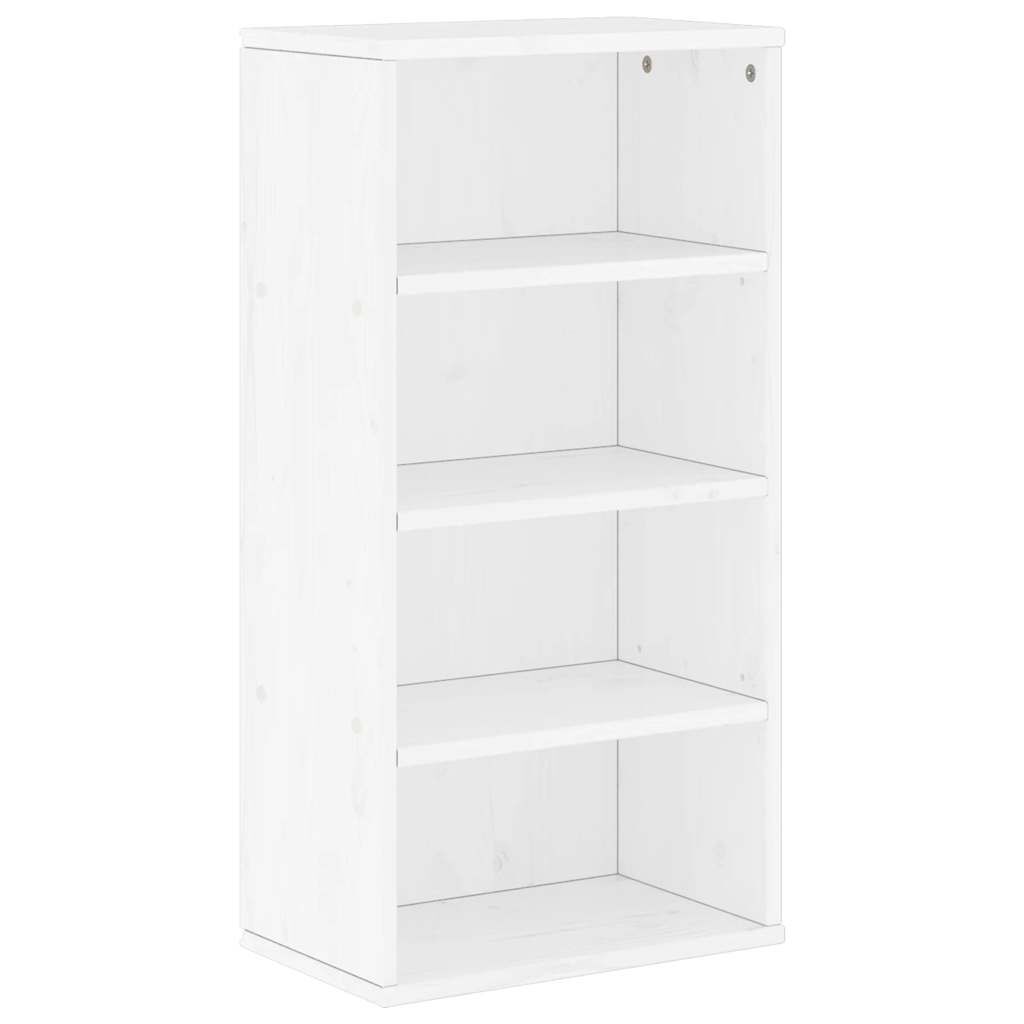 vidaXL Βοηθητικό Ντουλάπι ODDA Λευκό 40x24x79εκ. από Μασίφ Ξύλο Πεύκου