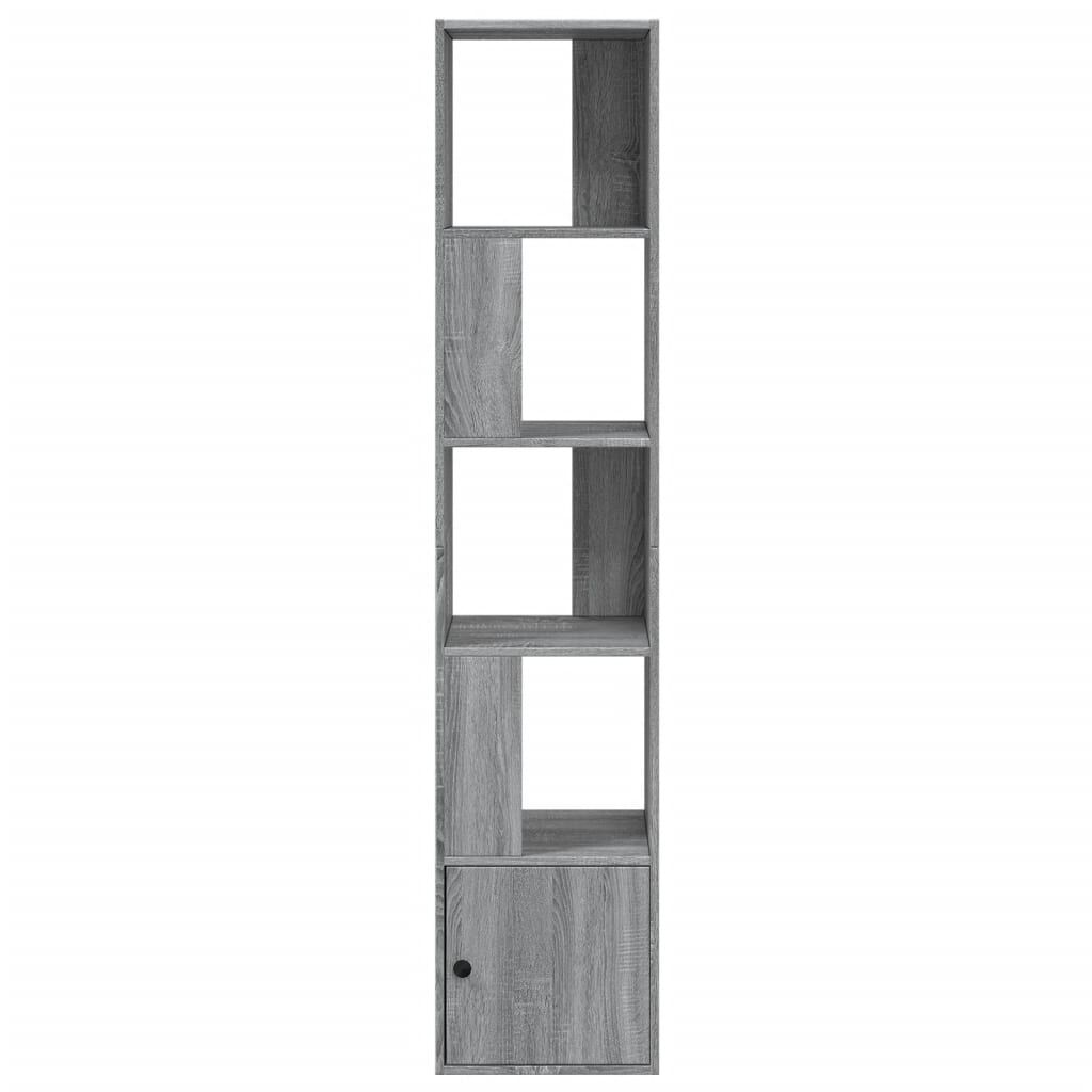 vidaXL Βιβλιοθήκη Γκρι Sonoma 40x36x189 εκ. από Επεξεργ. Ξύλο