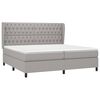 vidaXL &Kappa;&rho;&epsilon;&beta;ά&tau;&iota; Boxspring &mu;&epsilon; &Sigma;&tau;&rho;ώ&mu;&alpha; &Alpha;&nu;&omicron;&iota;&chi;&tau;ό &Gamma;&kappa;&rho;&iota; 200x200 &epsilon;&kappa;. &Upsilon;&phi;&alpha;&sigma;&mu;ά&tau;&iota;&nu;&omicron;
