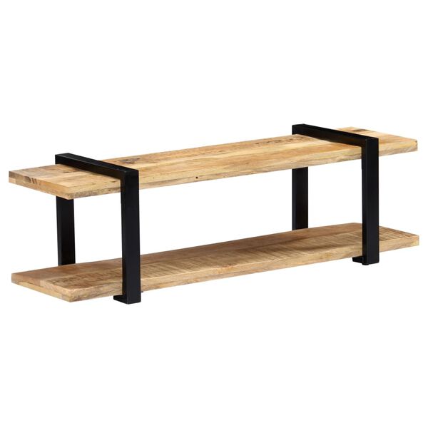vidaXL Έπιπλο Τηλεόρασης 130 x 40 x 40 εκ. από Μασίφ Ξύλο Μάνγκο