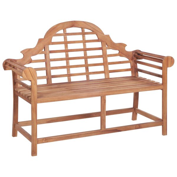 vidaXL Παγκάκι Κήπου 127 x 58,5 x 92,5 εκ. από Μασίφ Ξύλο Teak