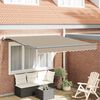 vidaXL Σκηνίτσα Αναδιπλούμενη Μπεζ 300 x 250 εκ ύφασμα