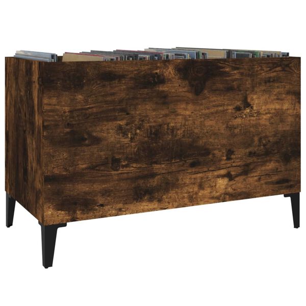 vidaXL Δισκοθήκη Καπνιστή Δρυς 74,5x38x48 εκ. από Επεξεργασμένο Ξύλο