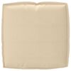 vidaXL Μαξιλάρι παλέτας για κάθισμα Μπεζ 50 x 50 x 12 cm Ύφασμα Oxford