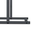 vidaXL Ράφι για καυσόξυλα Ανθρακί 50x25x60 εκ. Ατσάλι ψυχρής έλασης