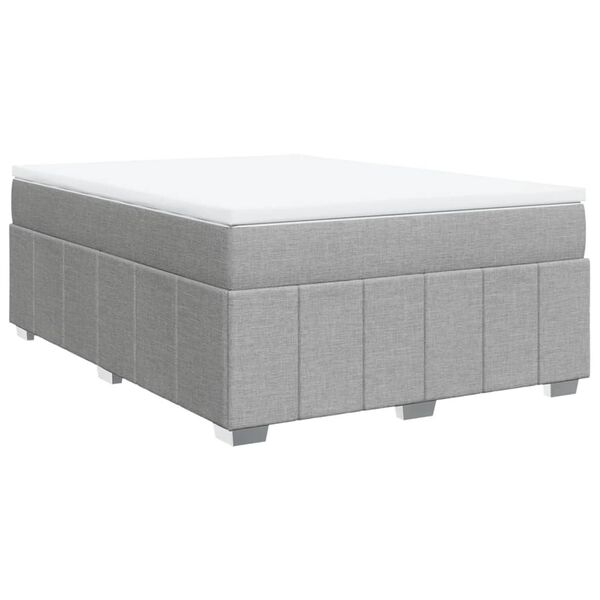 vidaXL &Kappa;&rho;&epsilon;&beta;ά&tau;&iota; Boxspring &mu;&epsilon; &Sigma;&tau;&rho;ώ&mu;&alpha; &Alpha;&nu;&omicron;&iota;&chi;&tau;ό &Gamma;&kappa;&rho;&iota; 140x190 &epsilon;&kappa;. &Upsilon;&phi;&alpha;&sigma;&mu;ά&tau;&iota;&nu;&omicron;