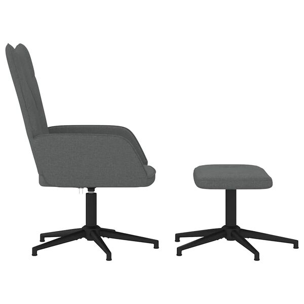 vidaXL &Pi;&omicron;&lambda;&upsilon;&theta;&rho;ό&nu;&alpha; Relax &Sigma;&kappa;&omicron;ύ&rho;&omicron; &Gamma;&kappa;&rho;&iota; &Upsilon;&phi;&alpha;&sigma;&mu;ά&tau;&iota;&nu;&eta; &mu;&epsilon; &Sigma;&kappa;&alpha;&mu;&pi;ό