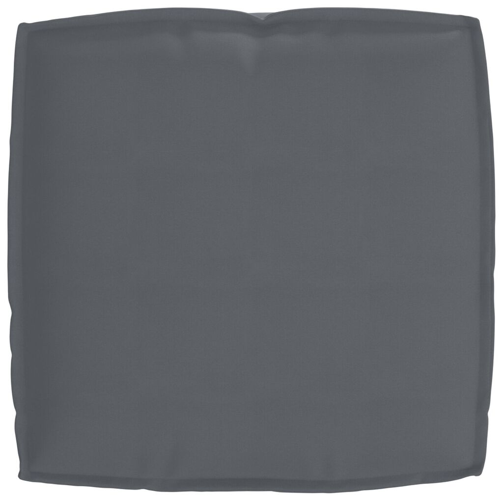 vidaXL Μαξιλάρι Παλετού για Κάθισμα Ανθρακί 50x50x12 εκ. Υφασμάτινο Oxford