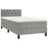 vidaXL &Kappa;&rho;&epsilon;&beta;ά&tau;&iota; Boxspring &mu;&epsilon; &Sigma;&tau;&rho;ώ&mu;&alpha; &Alpha;&nu;&omicron;&iota;&chi;&tau;ό &Gamma;&kappa;&rho;&iota; 80x200 &epsilon;&kappa;. &Beta;&epsilon;&lambda;&omicron;ύ&delta;&iota;&nu;&omicron;