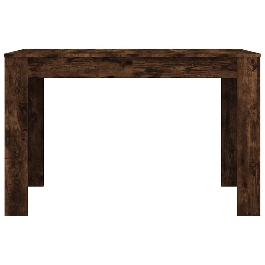 vidaXL Τραπέζι Τραπεζαρίας Καπνιστή Δρυς 120x60x76 εκ. Επεξ. Ξύλο