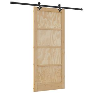 vidaXL &Sigma;&upsilon;&rho;ό&mu;&epsilon;&nu;&eta; &Pi;ό&rho;&tau;&alpha; &Phi;&upsilon;&sigma;&iota;&kappa;ό &kappa;&alpha;&iota; &Mu;&alpha;ύ&rho;&omicron; 86 x 198,5 cm &Mu;&alpha;&sigma;ί&phi; &Xi;ύ&lambda;&omicron; &Pi;&epsilon;ύ&kappa;&omicron;&upsilon;
