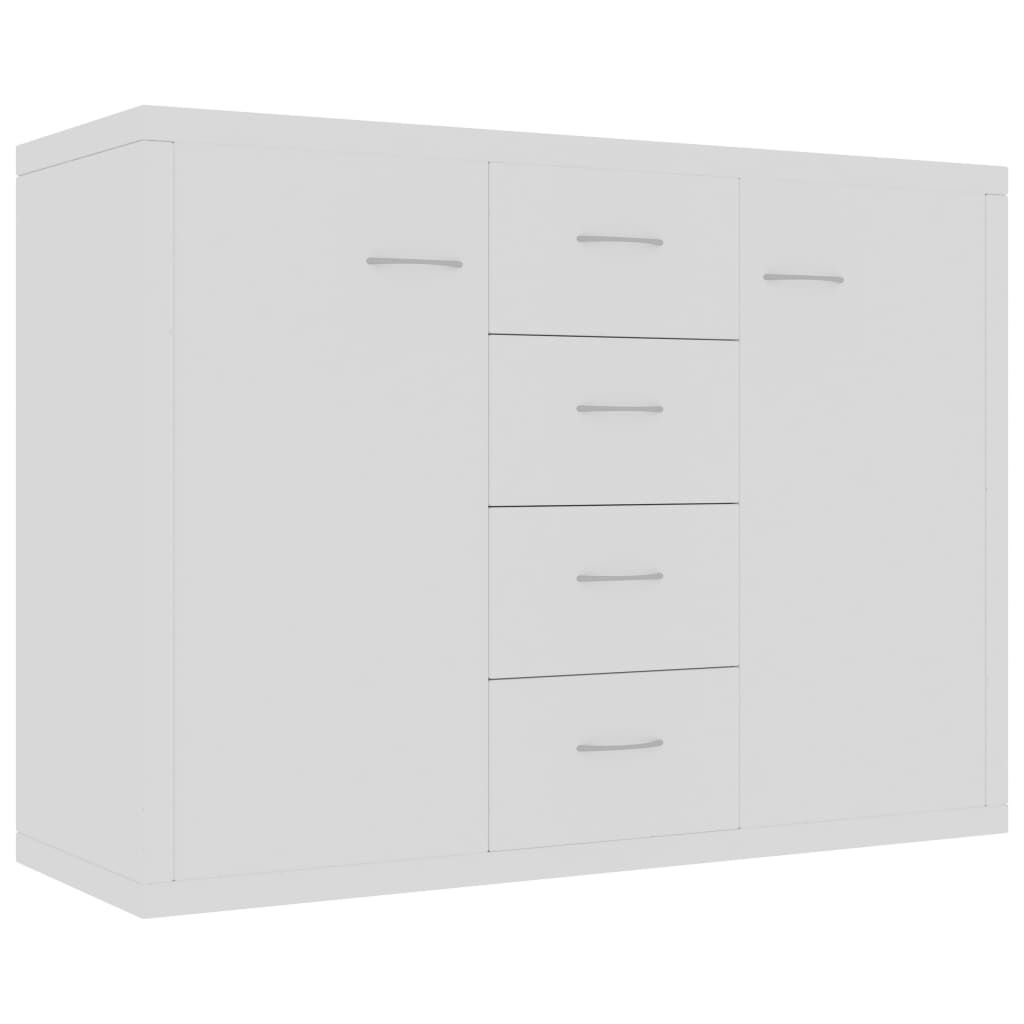 vidaXL Μπουφές Λευκός 88 x 30 x 65 εκ. από Επεξ. Ξύλο