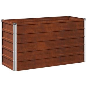 vidaXL &Upsilon;&psi;&omega;&mu;έ&nu;&omicron; &Kappa;&rho;&epsilon;&beta;ά&tau;&iota; &Kappa;ή&pi;&omicron;&upsilon; &Sigma;&kappa; rusty 100 x 40 x 55 cm &kappa;&omicron;&nu;&tau;ό&nu;