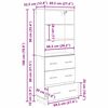 vidaXL Highboard &Pi;&alpha;&lambda;&iota;ό &xi;ύ&lambda;&omicron; 69,5 x 34 x 180 &epsilon;&kappa;. &Epsilon;&pi;&epsilon;&xi;&epsilon;&rho;&gamma;&alpha;&sigma;&mu;έ&nu;&omicron; &xi;ύ&lambda;&omicron;
