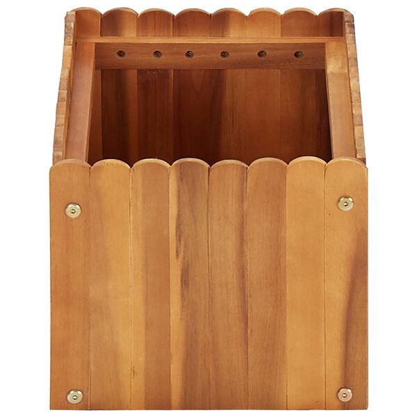 vidaXL Ζαρντινιέρα Υπερυψωμένη 50 x 30 x 25 εκ. από Μασίφ Ξύλο Ακακίας