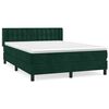 vidaXL &Kappa;&rho;&epsilon;&beta;ά&tau;&iota; Boxspring &mu;&epsilon; &Sigma;&tau;&rho;ώ&mu;&alpha; &Sigma;&kappa;&omicron;ύ&rho;&omicron; &Pi;&rho;ά&sigma;&iota;&nu;&omicron; 140x190&epsilon;&kappa;. &Beta;&epsilon;&lambda;&omicron;ύ&delta;&iota;&nu;&omicron;