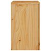 vidaXL Κομοδίνο Drammen Δρυς 45 x 35 x 56 εκ. Μασίφ ξύλο πεύκου