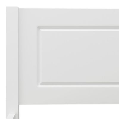 vidaXL Πλαίσιο Κρεβατιού Λευκό 180 x 200 εκ. Μασίφ Ξύλο Πεύκου