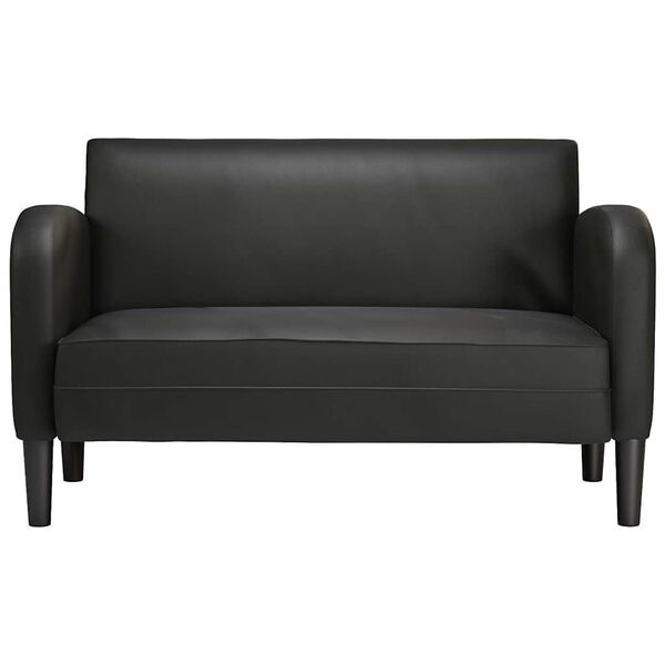 vidaXL &kappa;&alpha;&nu;&alpha;&pi;έ&sigmaf; Loveseat &Mu;&alpha;ύ&rho;&omicron; 110 cm Faux Leather