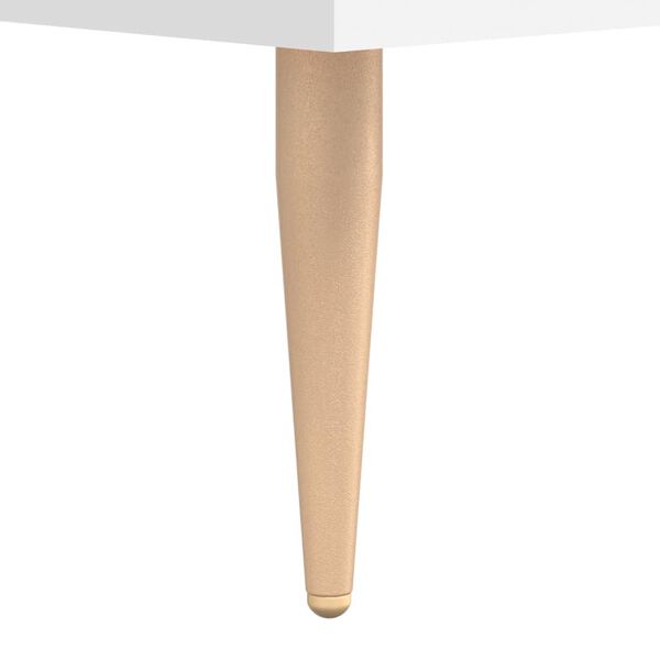 vidaXL Γραφείο Λευκό 140 x 50 x 75 εκ. από Επεξεργασμένο Ξύλο