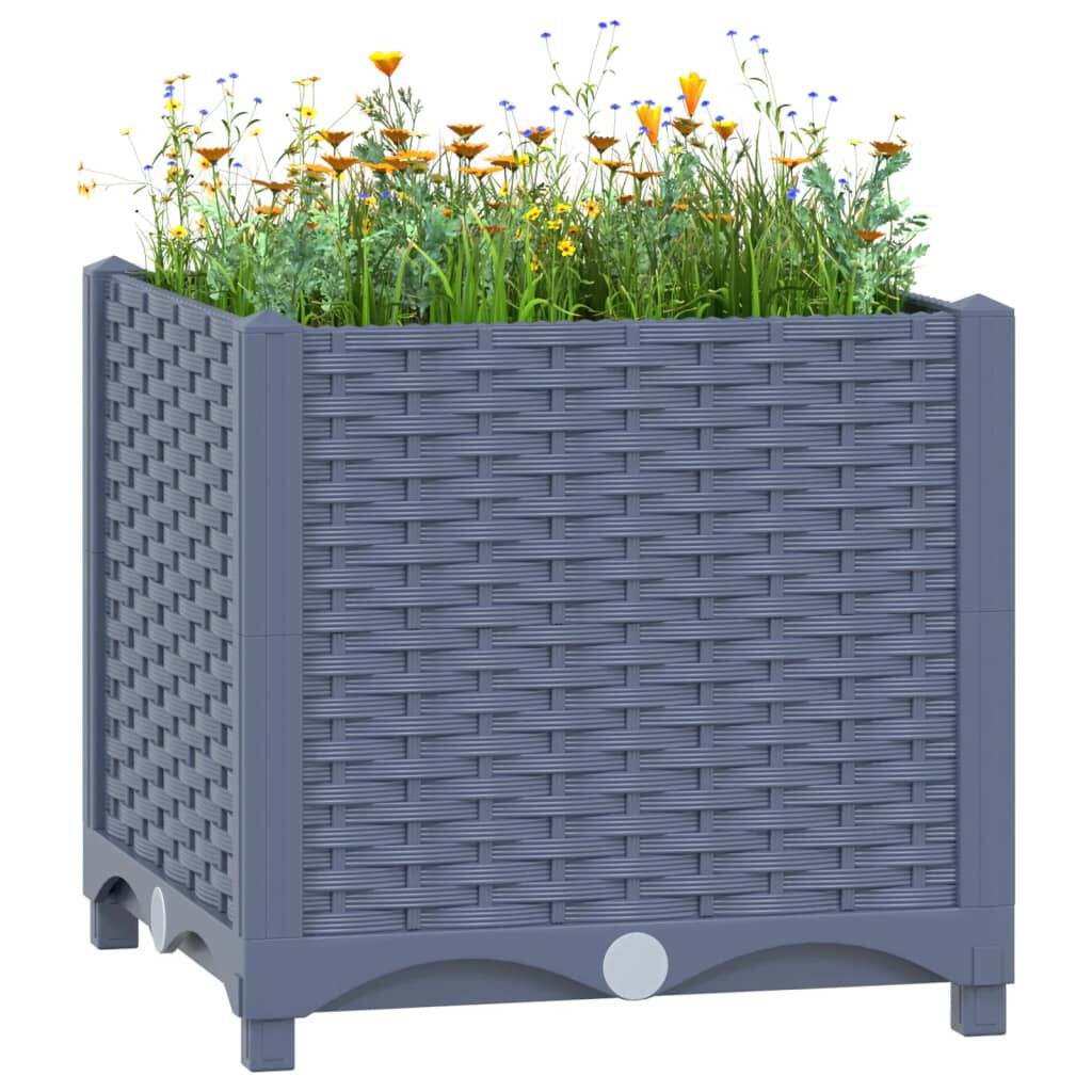 vidaXL Ζαρντινιέρα 40 x 40 x 38 εκ. από Πολυπροπυλένιο