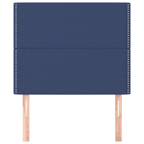 vidaXL Κεφαλάρι Μπλε 90x5x118/128 εκ. Ύφασμα