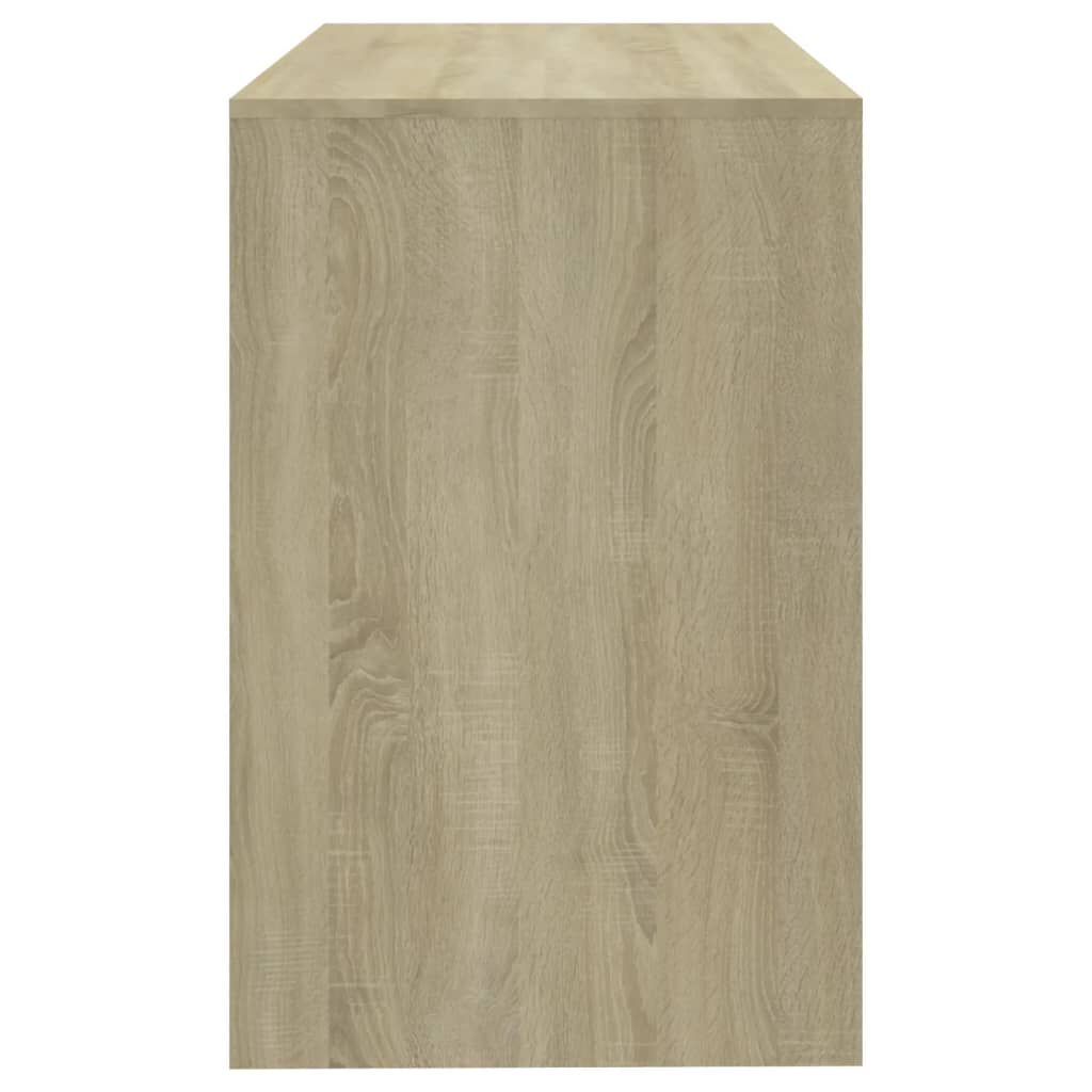 vidaXL Γραφείο Sonoma Δρυς 101x50x76,5 εκ. από Επεξεργασμένο Ξύλο