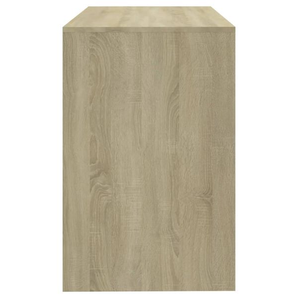 vidaXL Γραφείο Sonoma Δρυς 101x50x76,5 εκ. από Επεξεργασμένο Ξύλο
