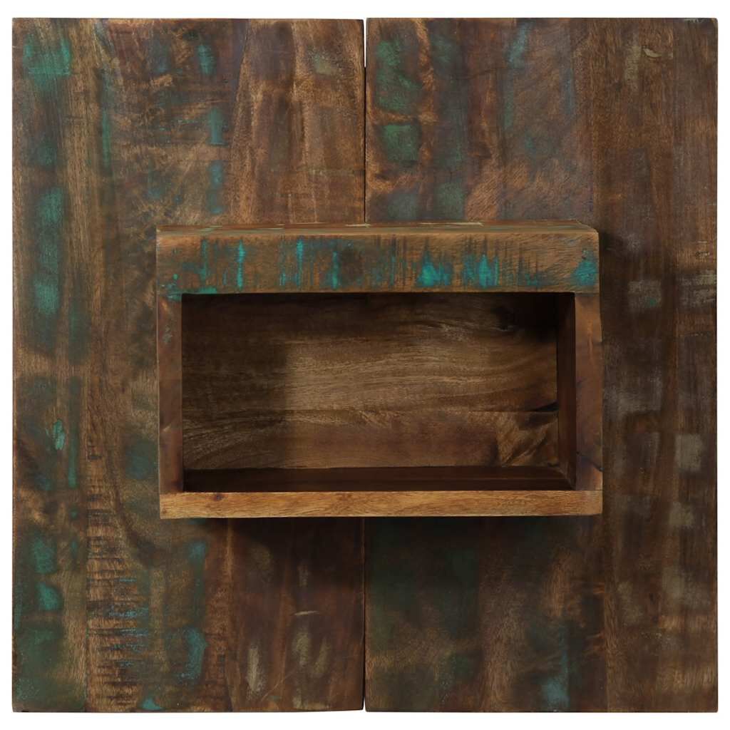 vidaXL Κομοδίνο Πολύχρωμο ντουλάπι 50x27x50cm Στερεό ξύλο αναγεννημένο