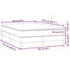 vidaXL &Kappa;&rho;&epsilon;&beta;ά&tau;&iota; Boxspring &mu;&epsilon; &Sigma;&tau;&rho;ώ&mu;&alpha; &Sigma;&kappa;&omicron;ύ&rho;&omicron; &Mu;&pi;&lambda;&epsilon; 160x210 &epsilon;&kappa;. &Beta;&epsilon;&lambda;&omicron;ύ&delta;&iota;&nu;&omicron;