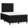 vidaXL &Kappa;&rho;&epsilon;&beta;ά&tau;&iota; Boxspring &mu;&epsilon; &Sigma;&tau;&rho;ώ&mu;&alpha; & LED &Mu;&alpha;ύ&rho;&omicron; 120x190 &epsilon;&kappa;. &Upsilon;&phi;&alpha;&sigma;&mu;ά&tau;&iota;&nu;&omicron;