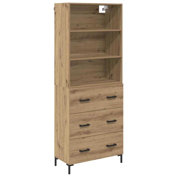 vidaXL Highboard Artisan Oak 69,5 x 34 x 180 &epsilon;&kappa;. &Epsilon;&pi;&epsilon;&xi;&epsilon;&rho;&gamma;&alpha;&sigma;&mu;έ&nu;&omicron; &xi;ύ&lambda;&omicron;