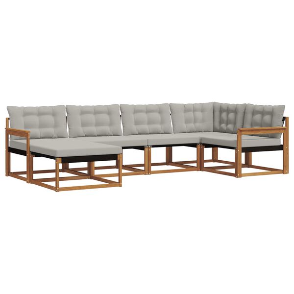 vidaXL &Sigma;&epsilon;&iota;&rho;ά &Kappa;&alpha;&nu;&alpha;&pi;έ &Epsilon;&xi;&omega;&tau;&epsilon;&rho;&iota;&kappa;&omicron;ύ 6 pcs &Phi;&upsilon;&sigma;&iota;&kappa;ό &kappa;&alpha;&iota; &Alpha;&nu;&omicron;&iota;&chi;&tau;ό &Gamma;&kappa;&rho;&iota;