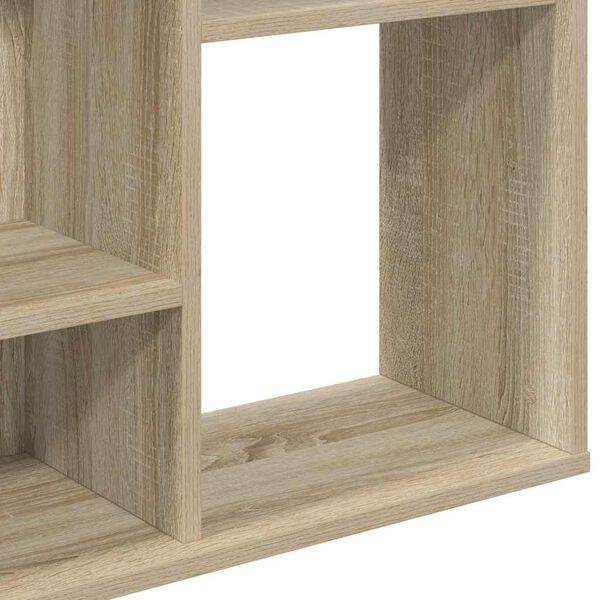 vidaXL Διαχωριστικό/Βιβλιοθήκη Sonoma Δρυς 100x24x140 εκ. Επεξ. Ξύλο