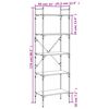 vidaXL Βιβλιοθήκη 5 Επιπέδων Sonoma Δρυς 56x31,5x174 εκ. Επεξ. Ξύλο