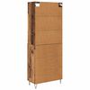 vidaXL Highboard &mu;&epsilon; &sigma;&upsilon;&rho;&tau;ά&rho;&iota; 2 pcs &Pi;&alpha;&lambda;&iota;ό &xi;ύ&lambda;&omicron; &Epsilon;&pi;&epsilon;&xi;&epsilon;&rho;&gamma;&alpha;&sigma;&mu;έ&nu;&omicron; &xi;ύ&lambda;&omicron;