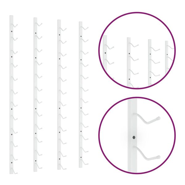 vidaXL &Rho;&alpha;&phi;&iota;έ&rho;&epsilon;&sigmaf; &Kappa;&rho;&alpha;&sigma;&iota;ώ&nu; &Tau;&omicron;ί&chi;&omicron;&upsilon; &gamma;&iota;&alpha; 12 &Phi;&iota;ά&lambda;&epsilon;&sigmaf; 2 &tau;&epsilon;&mu;. &Lambda;&epsilon;&upsilon;&kappa;έ&sigmaf; &Sigma;&iota;&delta;&epsilon;&rho;έ&nu;&iota;&epsilon;&sigmaf;