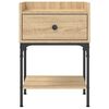 vidaXL Κομοδίνο Sonoma Δρυς 40,5 x 31 x 60 εκ. από Επεξεργασμένο Ξύλο