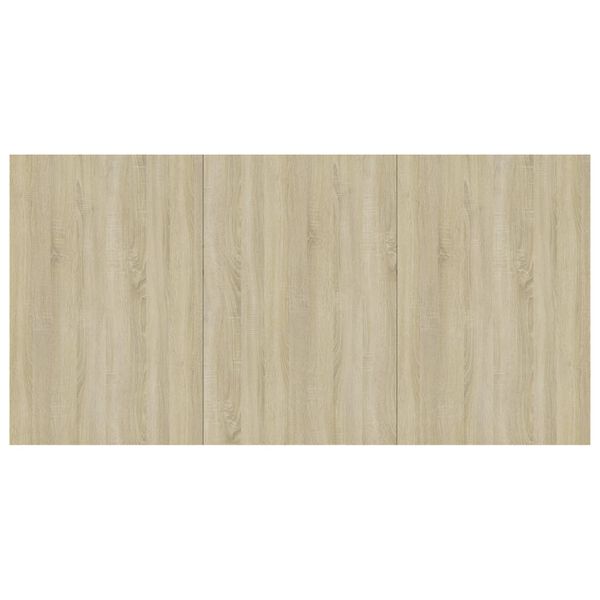 vidaXL Τραπεζαρία Sonoma Δρυς 180 x 90 x 76 εκ. από Επεξ. Ξύλο