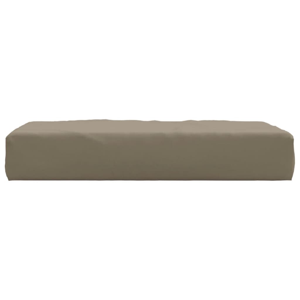 vidaXL Μαξιλάρια Παλέτας Taupe 60 x 60 x 6 εκ. από Ύφασμα Oxford