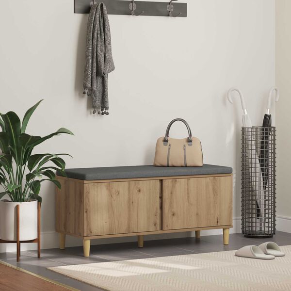 vidaXL &Pi;&alpha;&gamma;&kappa;ά&kappa;&iota; &Chi;&alpha;&lambda;&omega;&rho;ί&omicron;&upsilon; &mu;&epsilon; &mu;&alpha;&xi;&iota;&lambda;ά&rho;&iota; Artisan Oak 60 x 38 x 46 &epsilon;&kappa;