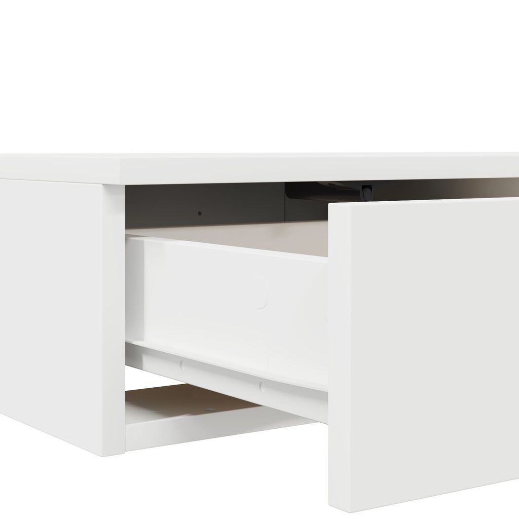 vidaXL Κιβώτια Κρεβατιών Λευκού Χρώματος 100x36,5x16,5 εκ. Φτιαγμένα από Ξύλο
