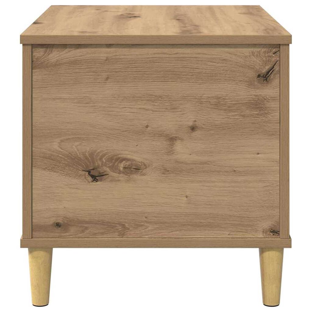 vidaXL Κομοδίνο artisan δρυς 60 x 44.5 x 45 εκ Επεξεργασμένο ξύλο